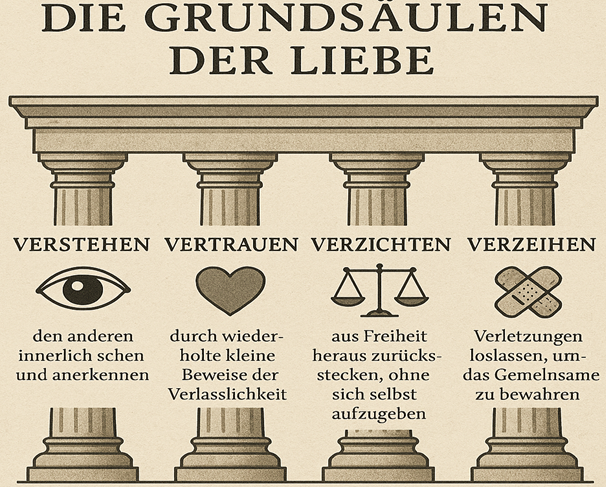 Partnerschaft beruht auf vier Grundsäulen