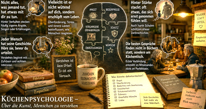 Küchenpsychologie — Über die Kunst, Menschen zu verstehen